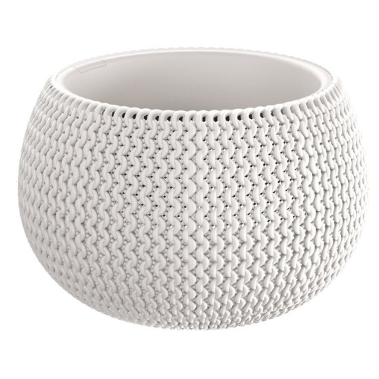 Flower pot SPLOFY Bowl 290x195 mm, white Flower pot SPLOFY Bowl 290x195 mm, white