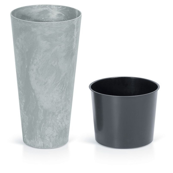 Flower pot TUBUS Slim Concrete 250x475 mm, concrete Flower pot TUBUS Slim Concrete 250x475 mm, concrete