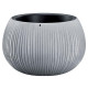Цветочный горшок BETON Bowl, 29/19x20 см, серый