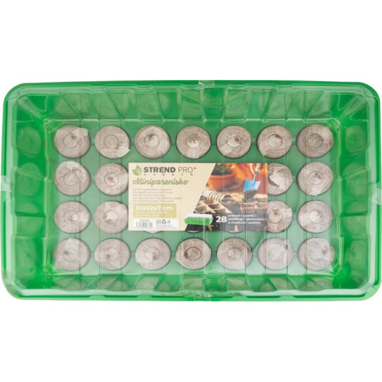 Väike propagaator Strend Pro Herrison MG-029, 28 kookospelletiga, 360x220x70 mm Väike propagaator Strend Pro Herrison MG-029, 28 kookospelletiga, 360x220x70 mm