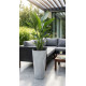 Planter with insert TUBUS Slim Beton 400x762 mm, concrete look Planter with insert TUBUS Slim Beton 400x762 mm, concrete look