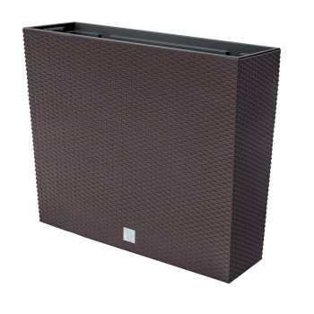 Planter with insert RATO Case 580x180x498 mm, brown