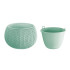 Planter with insert SPLOFY Bowl 290x195 mm, sage