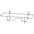 BUMETA holder, hanger, metal, for a flower pot, for a railing, 43x20 cm