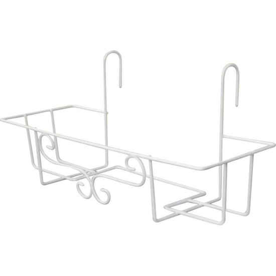 Strend Pro holder, hanger, metal, for flower pot, for railing, adjustable, 65 cm