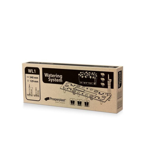 Система полива CUBE&TUBUS 400, 12,9x4,5x34 см, для квадратных цветочных горшков