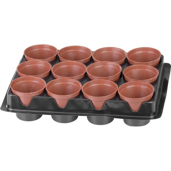 Лоток для рассады Strend Pro, 12 шт, сейчас, 24x18x6 см Лоток для рассады Strend Pro, 12 шт, сейчас, 24x18x6 см