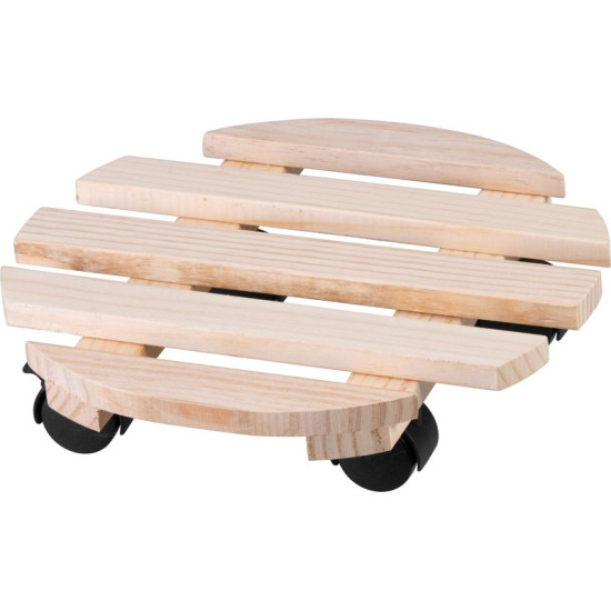 Strend Pro pedestal, 30x7 cm, under a flower pot, on wheels, sliding, stand, max. 50 kg, wood, round Strend Pro pedestal, 30x7 cm, under a flower pot, on wheels, sliding, stand, max. 50 kg, wood, round