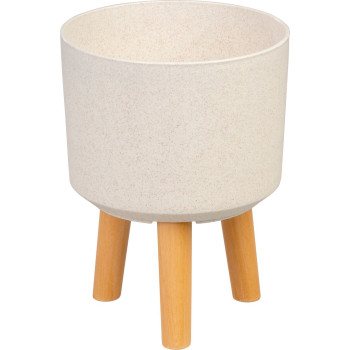 Цветочный горшок Strend Pro, отделка White Weath, 20x20x26 см