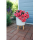 Strend Pro flower pot, White Weath Finish, 20x20x26 cm Strend Pro flower pot, White Weath Finish, 20x20x26 cm