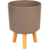 Strend Pro flower pot, color Coffee powder, 24.5x24.5x31 cm