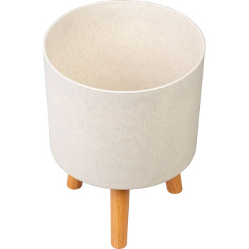 Цветочный горшок Strend Pro, отделка White Weath, 24,5x24,5x31 см Цветочный горшок Strend Pro, отделка White Weath, 24,5x24,5x31 см