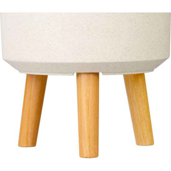 Цветочный горшок Strend Pro, отделка White Weath, 24,5x24,5x31 см Цветочный горшок Strend Pro, отделка White Weath, 24,5x24,5x31 см