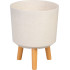 Strend Pro lillepott valge Weath viimistlusega, 24,5x24,5x31 cm