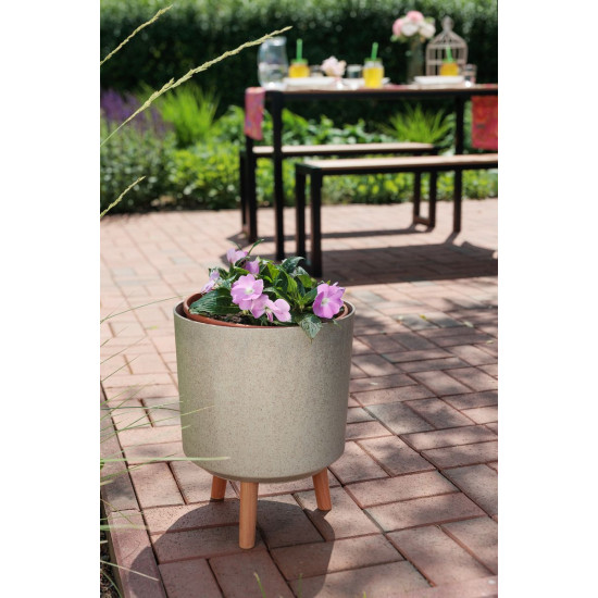 Strend Pro flower pot, color Bamboo fiber, 30x30x37 cm Strend Pro flower pot, color Bamboo fiber, 30x30x37 cm