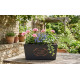 Strend Pro lillepott, must värv, 31x15x15 cm Strend Pro lillepott, must värv, 31x15x15 cm