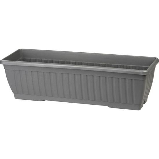 Strend Pro flower pot, grey, 60x19.6x17 cm