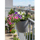 Hanging planter Strend Pro, PP, 26x18x24.5 cm, grey Hanging planter Strend Pro, PP, 26x18x24.5 cm, grey