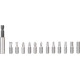 Screwdriver Whirlpower® 96-7914, SpeedyDriver, 1/4", 12 bits