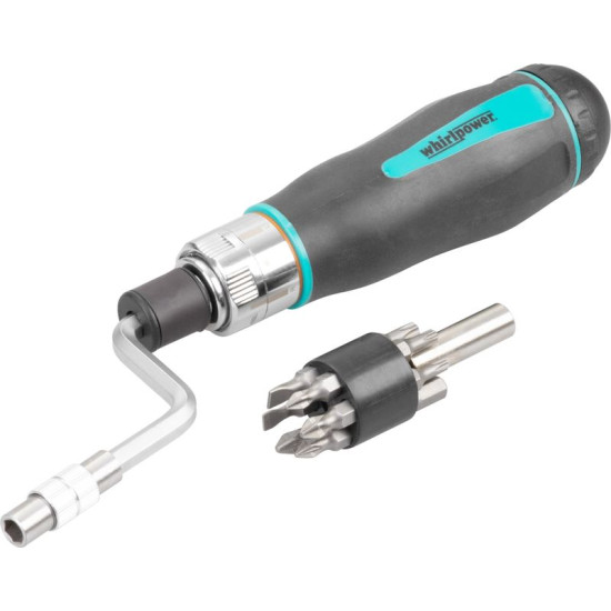 Screwdriver Whirlpower® 96-7914, SpeedyDriver, 1/4", 12 bits