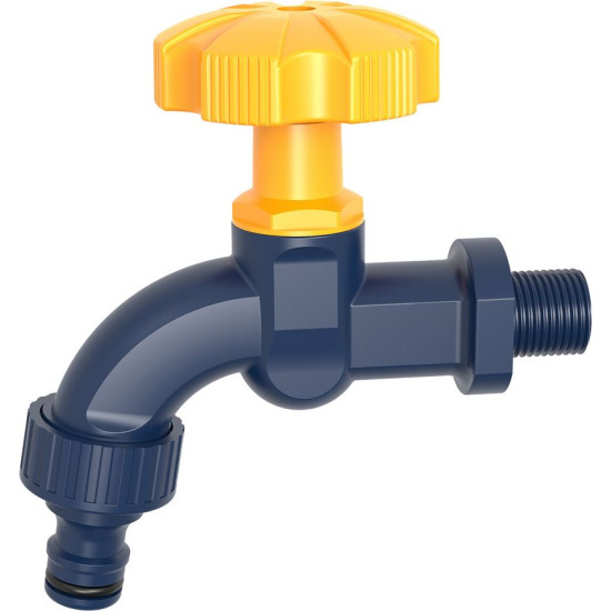 Strend Pro Смеситель для сада, водопроводный кран, 3/4", пластик