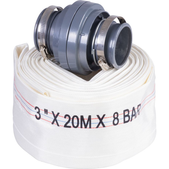 Hose Strend Pro, pumping, discharge, with couplings, type B, 3", 20 m