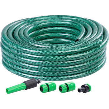 Hose Strend Pro Economic, 1/2 ", L-10 M, Set Adapter, nozzle, clutch, garden Hose Strend Pro Economic, 1/2 ", L-10 M, Set Adapter, nozzle, clutch, garden