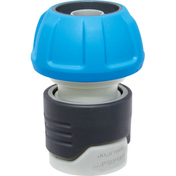 Hose connector STOP 5/8"-3/4, 16-19 mm AQUACRAFT, rubber cover, soft touch Hose connector STOP 5/8"-3/4, 16-19 mm AQUACRAFT, rubber cover, soft touch
