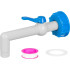 Strend Pro valve, garden, 3/4"- 90°, 25 mm, with adapter for IBC tank, PVC