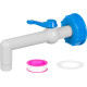 Strend Pro кран, сад, 3/4"- 90°, 25 мм, с IBC Tank Reducer, ПВХ
