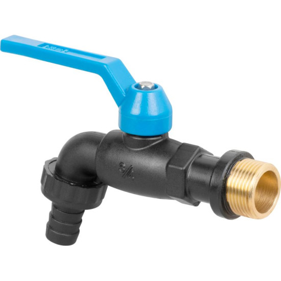 Valve Strend Pro, garden, black, G3/4", nylon