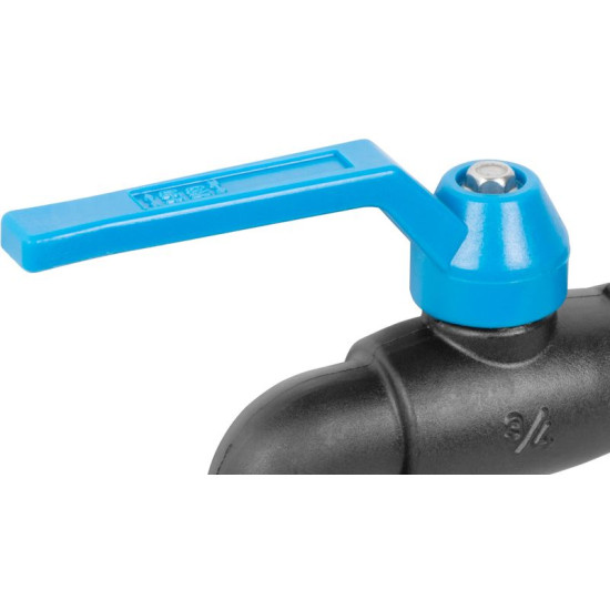 Valve Strend Pro, garden, black, G3/4", nylon