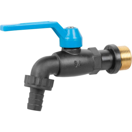 Valve Strend Pro, garden, black, G3/4", nylon