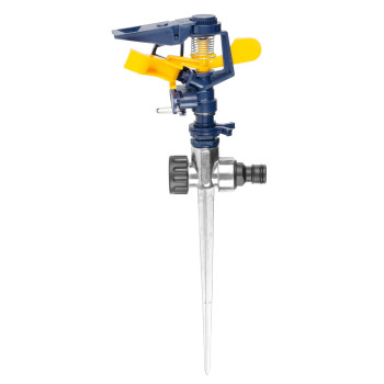 PVC Impulse Sprinkler DY1013Z + galvanized spike PVC Impulse Sprinkler DY1013Z + galvanized spike