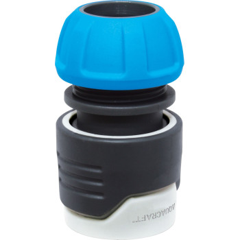 Hose connector 1/2", 13 mm AQUACRAFT, rubber cover, soft touch Hose connector 1/2", 13 mm AQUACRAFT, rubber cover, soft touch