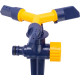 3-arm PVC Revolving DY101 Sprinkler with PVC spike