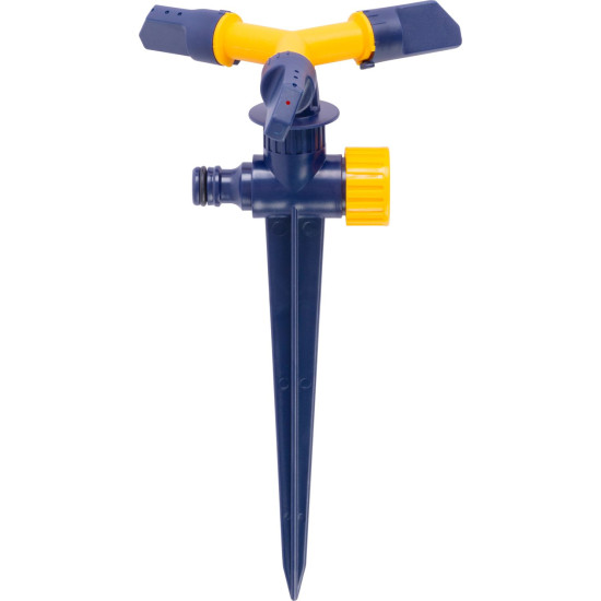 3-arm PVC Revolving DY101 Sprinkler with PVC spike