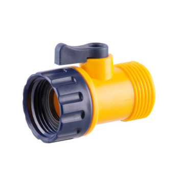 Strend Pro Garden coupling, hub, 1-way, garden, with valve Strend Pro Garden coupling, hub, 1-way, garden, with valve