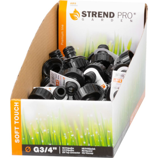 Adapter Strend Pro 3/4", vooliku jaoks, sisekeere, Müükkarp 40 tk Adapter Strend Pro 3/4", vooliku jaoks, sisekeere, Müükkarp 40 tk