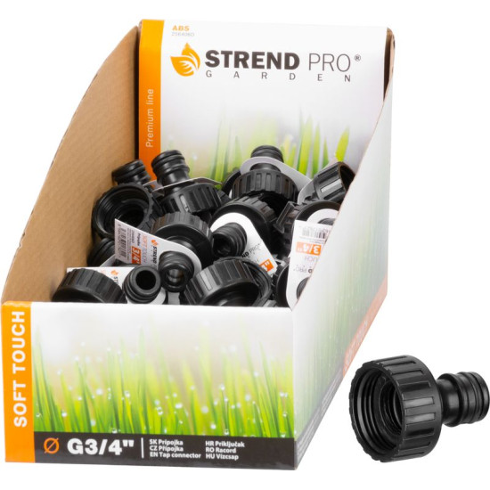 Adapter Strend Pro 3/4", vooliku jaoks, sisekeere, Müükkarp 40 tk Adapter Strend Pro 3/4", vooliku jaoks, sisekeere, Müükkarp 40 tk