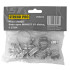 Set of garden hose clamps 15pcs, 8-27mm