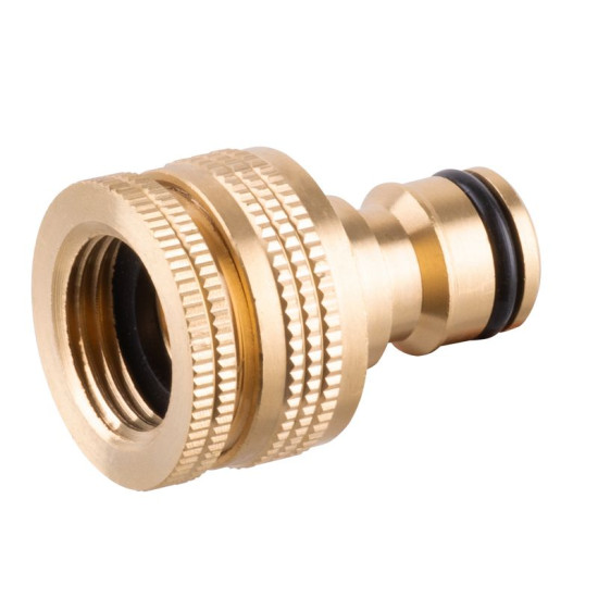 Adapter Strend Pro, brass, G1/2"- G3/4", for water tap, internal thread