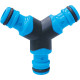 Three way adaptor 3x 1/2" AQUACRAFT, rubber cover, soft touch