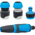 Kastmiskomplekt AQUACRAFT® 550390, SoftTouch, aed, vooliku jaoks, STOP-liitmik, adapter, otsik