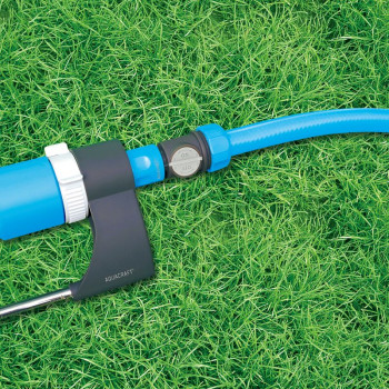 Hose conector with valve 5/8" - 3/4" AQUACRAFT Hose conector with valve 5/8" - 3/4" AQUACRAFT