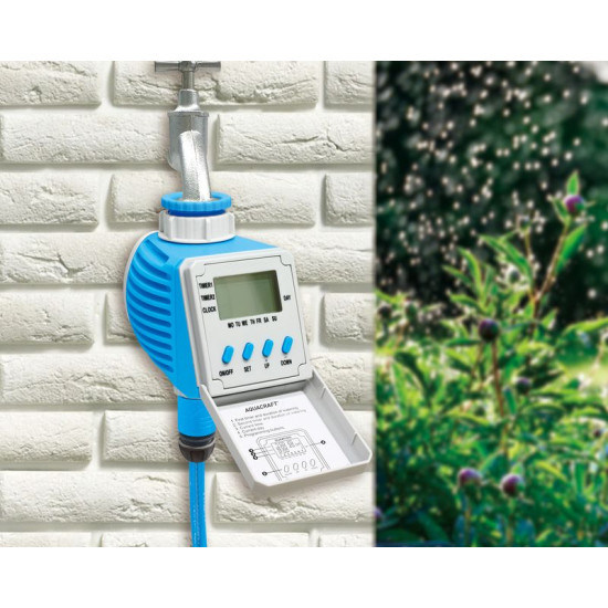 Electronic water timer 9V 3/4" - 1" AQUACRAFT, Electronic water timer 9V 3/4" - 1" AQUACRAFT,