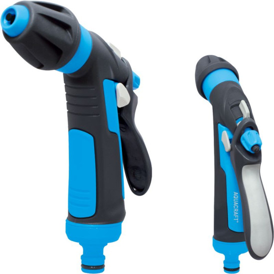 Spray gun 3patterns AQUACRAFT, adjustable, soft rubber Spray gun 3patterns AQUACRAFT, adjustable, soft rubber