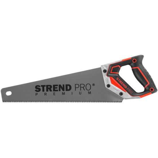 Strend Pro Premium saag, 380 mm, töötlemata lõikamiseks, puidu jaoks, TPR+ALU käepide Strend Pro Premium saag, 380 mm, töötlemata lõikamiseks, puidu jaoks, TPR+ALU käepide