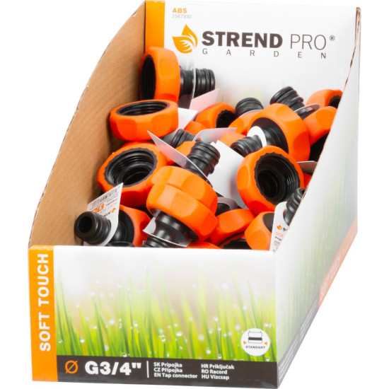 Адаптер Strend Pro G3/4", внутренний, для шланга, soft touch