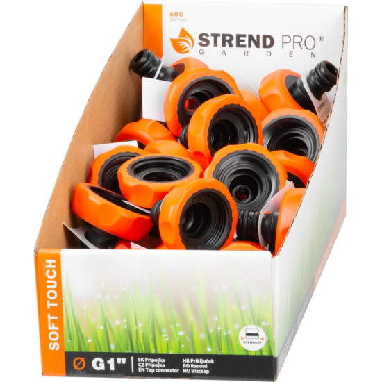 Ühendus Strend Pro 1", veekraanile, SoftTouch, adapter, Sellbox 40 tk Ühendus Strend Pro 1", veekraanile, SoftTouch, adapter, Sellbox 40 tk